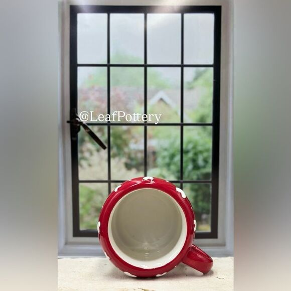 Baby Mushroom Red/White Ceramic 20oz Mug - Picture 8 of 9